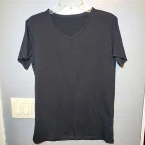 Men's Black V-Neck Shirt